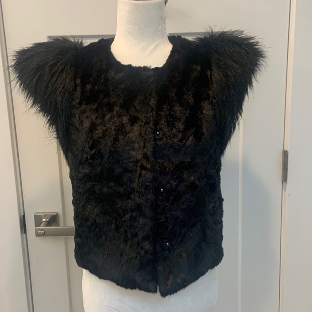 Neiman Marcus for Target Faux Vest Small